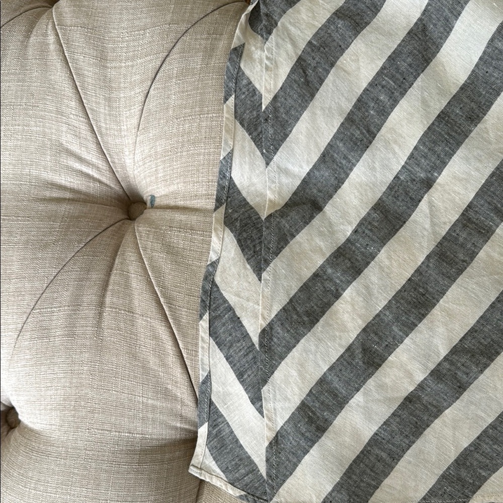 J.Crew 100% Linen Gray and White Skirts - Picture 5 of 12